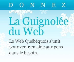 Logo de la guignolée du Web