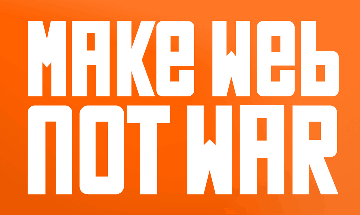 Article main image for Make Web Not War TV - An unfinished project